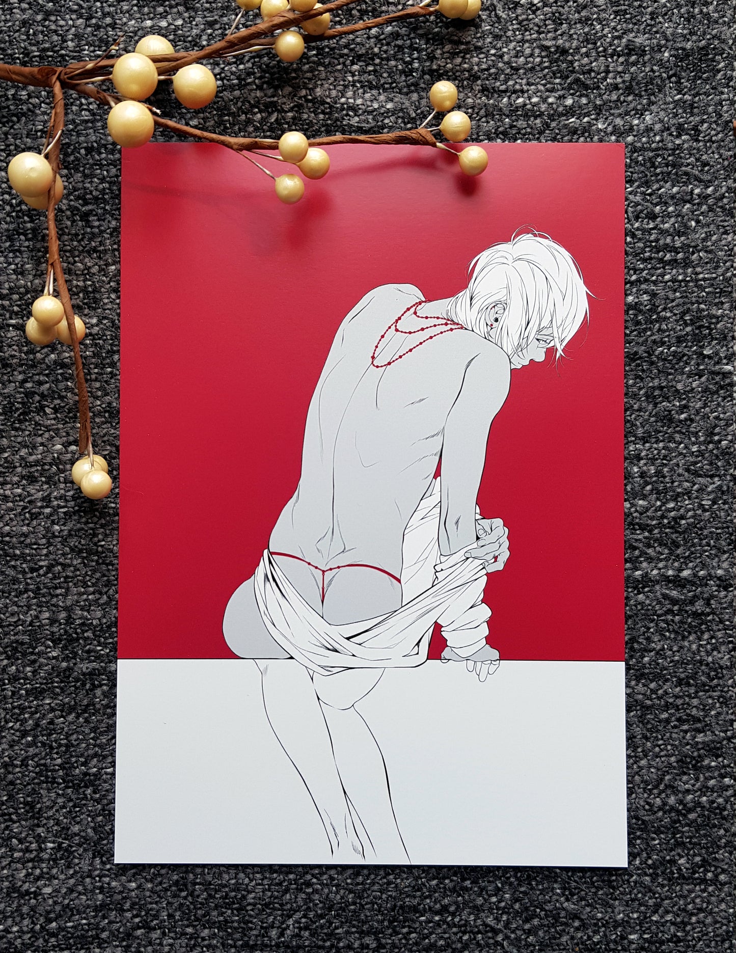 PRINT KINK22 - show me your best part (partial relief varnish)