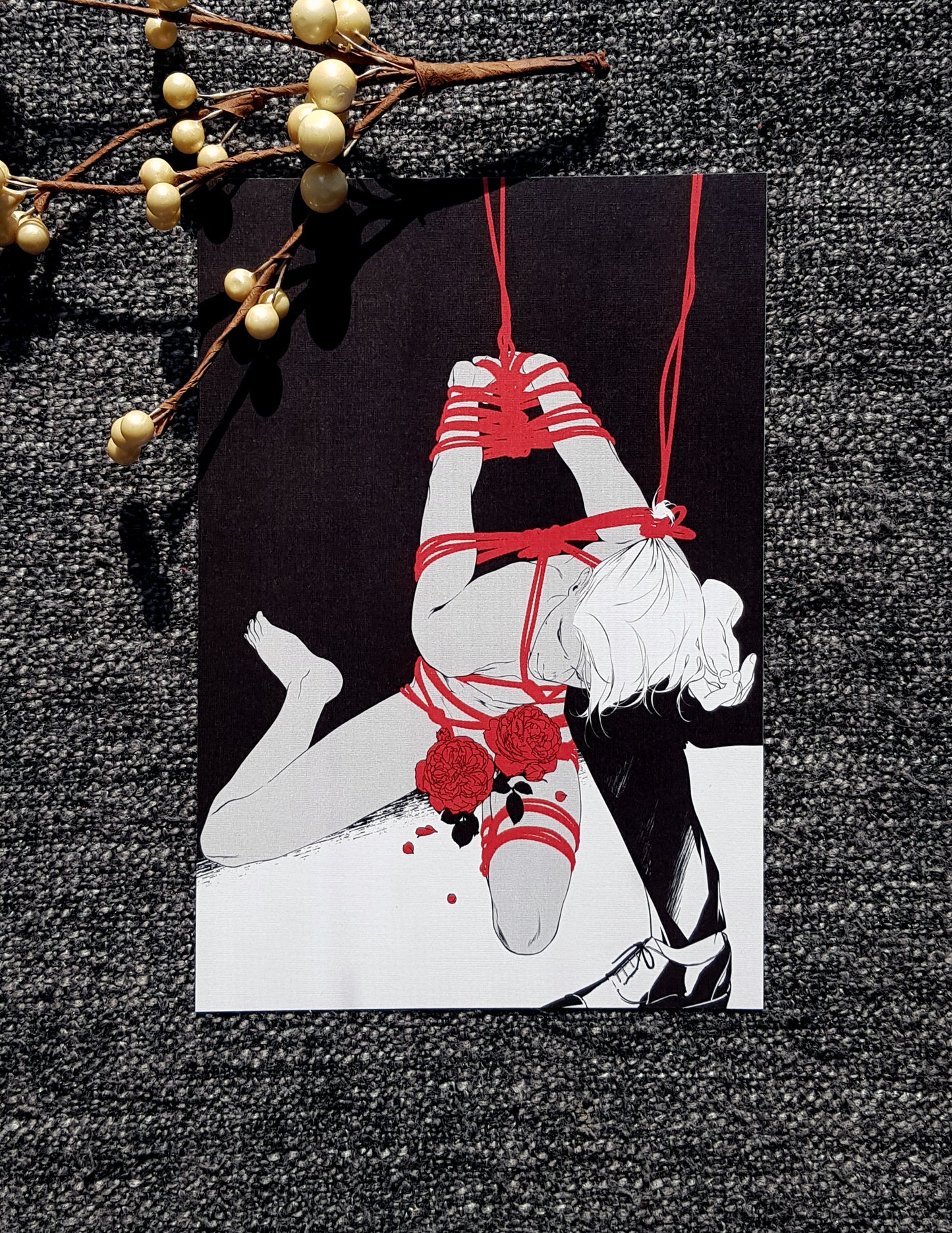 PRINT KINK21 - Kinbaku flower edition