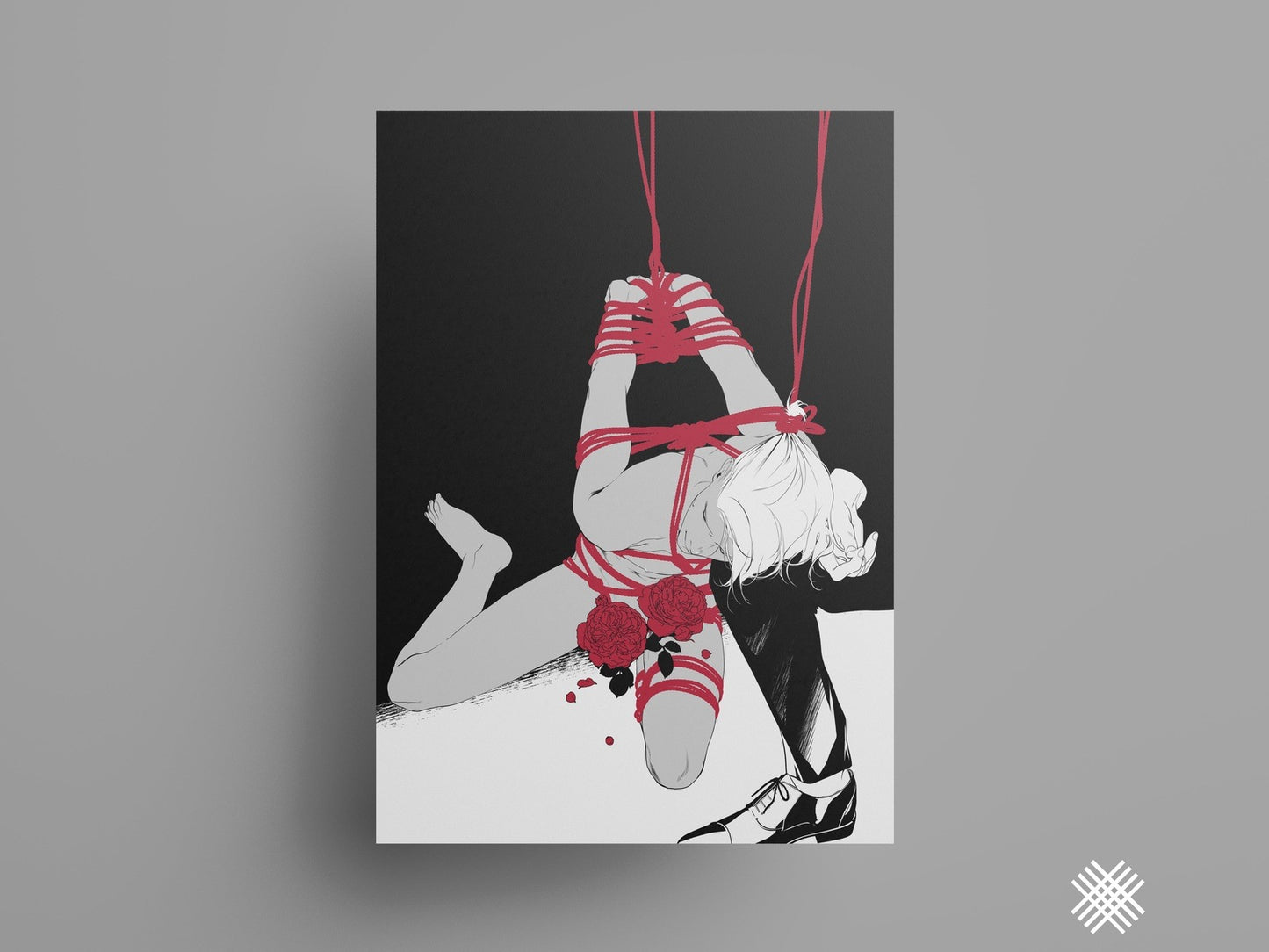 PRINT KINK21 - Kinbaku flower edition
