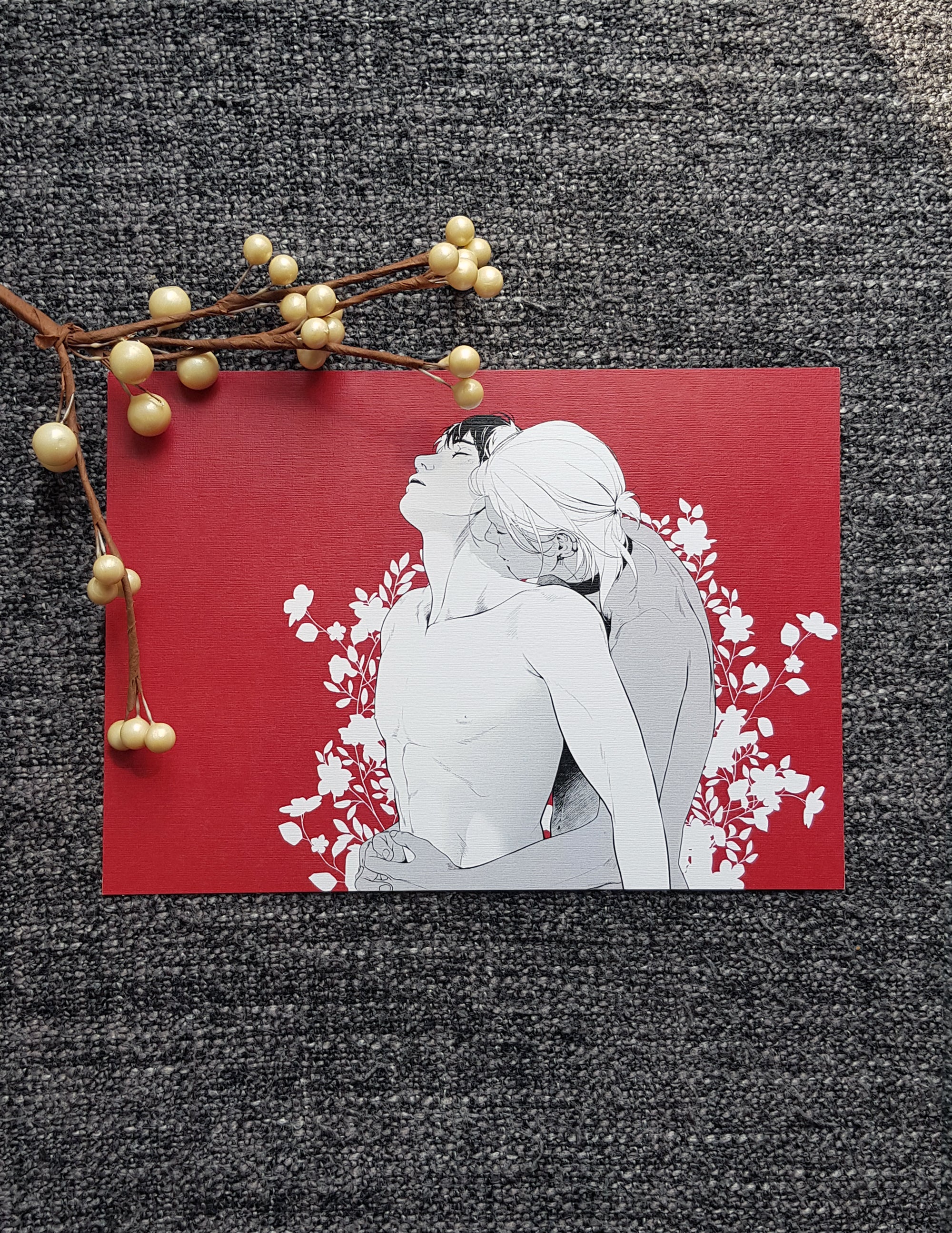 PRINT Kiss the neck - EDIllustration