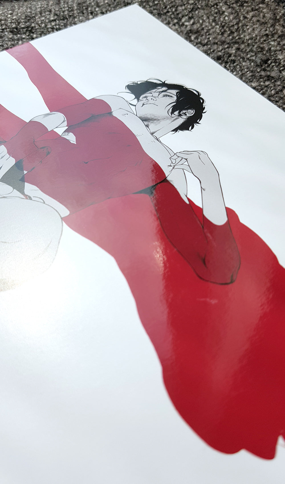 PRINT KINK22 - Touch yourself (partial varnish) [NSFW] - EDIllustration