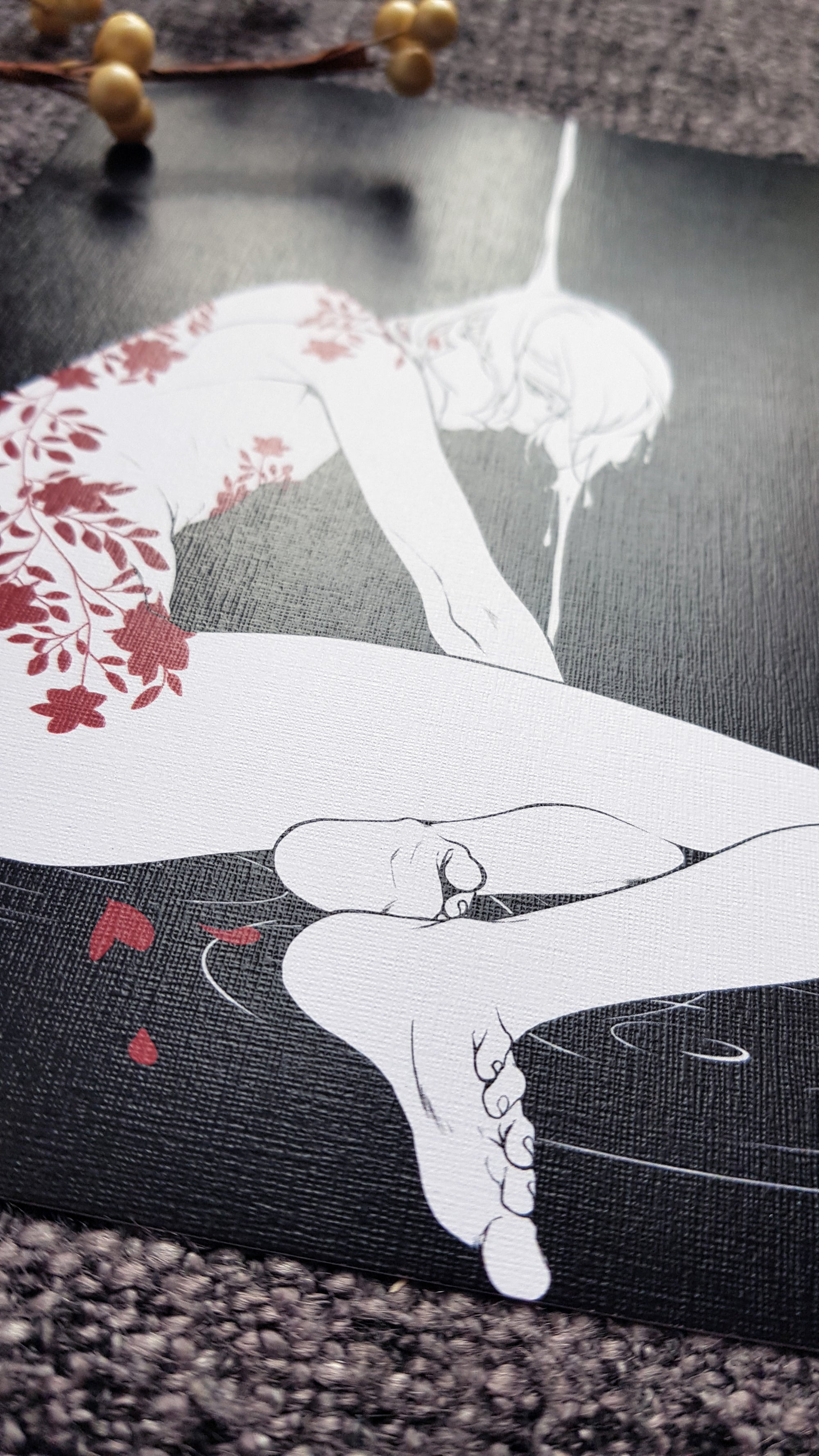 PRINT dark Blossom - EDIllustration