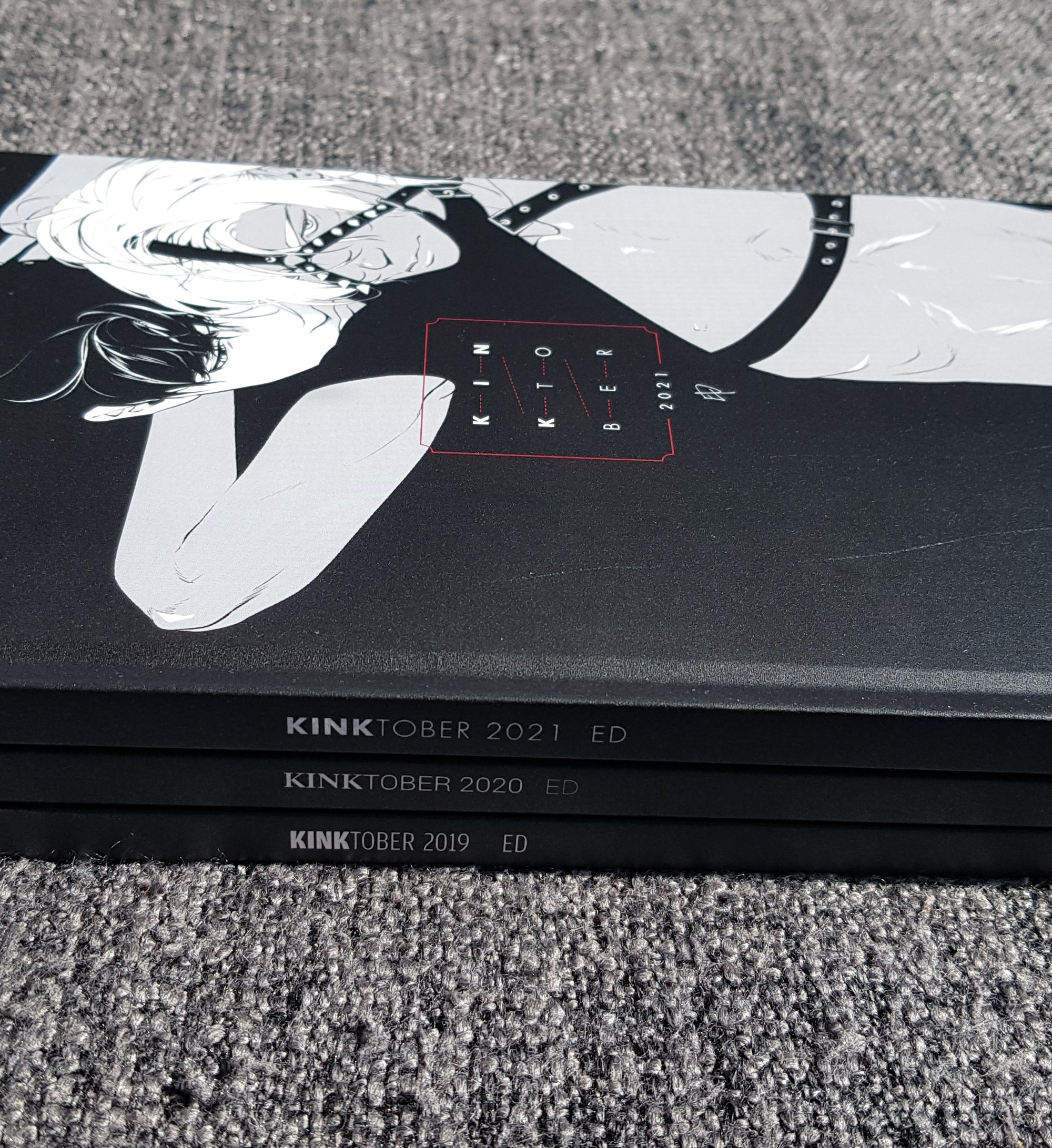 ARTBOOK COLLECTION KINKtober 2019 - 2021 [NSFW] - 3 books - EDIllustration