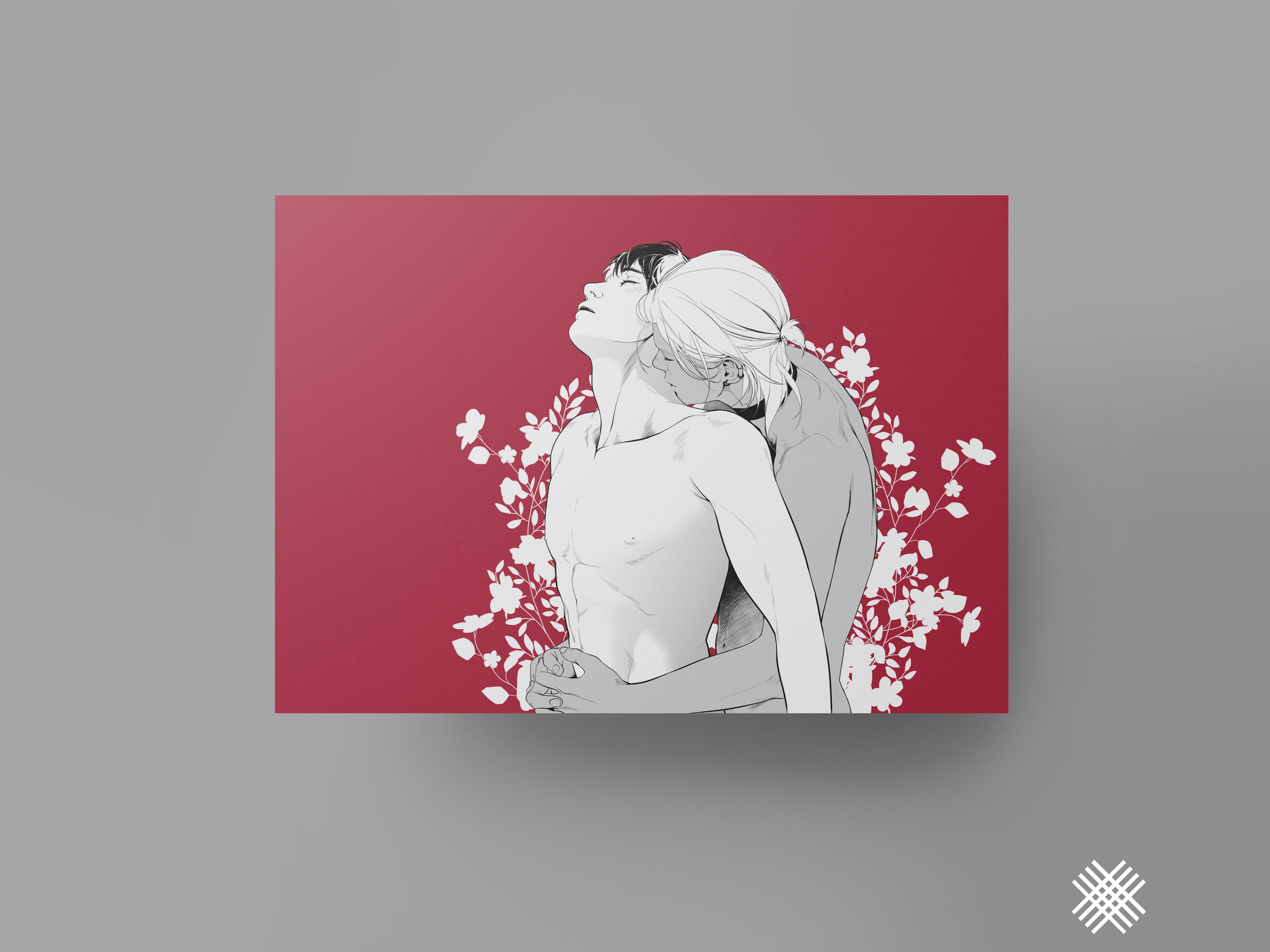 PRINT Kiss the neck - EDIllustration