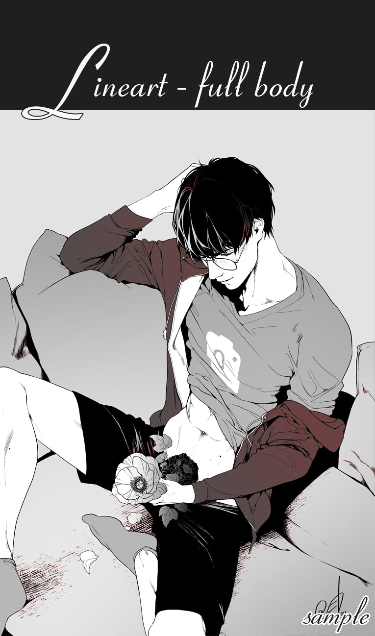 Commissions - Lineart - digital