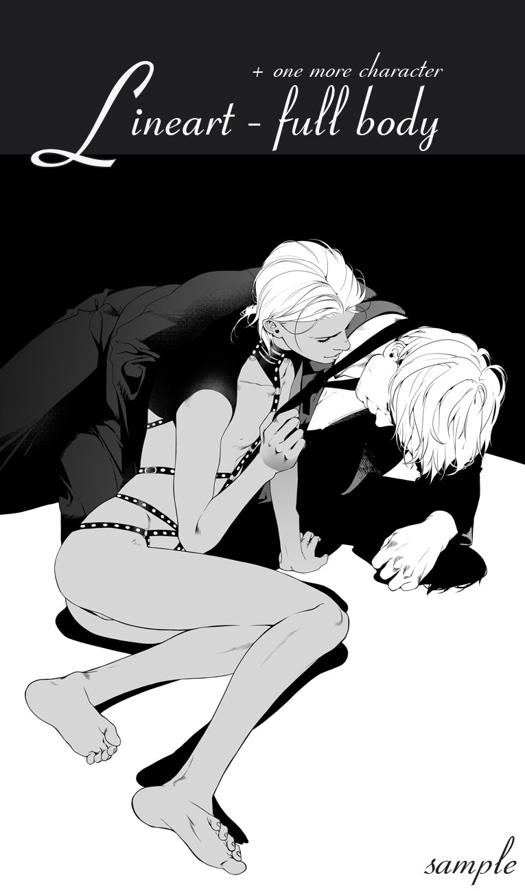 Commissions - Lineart - digital