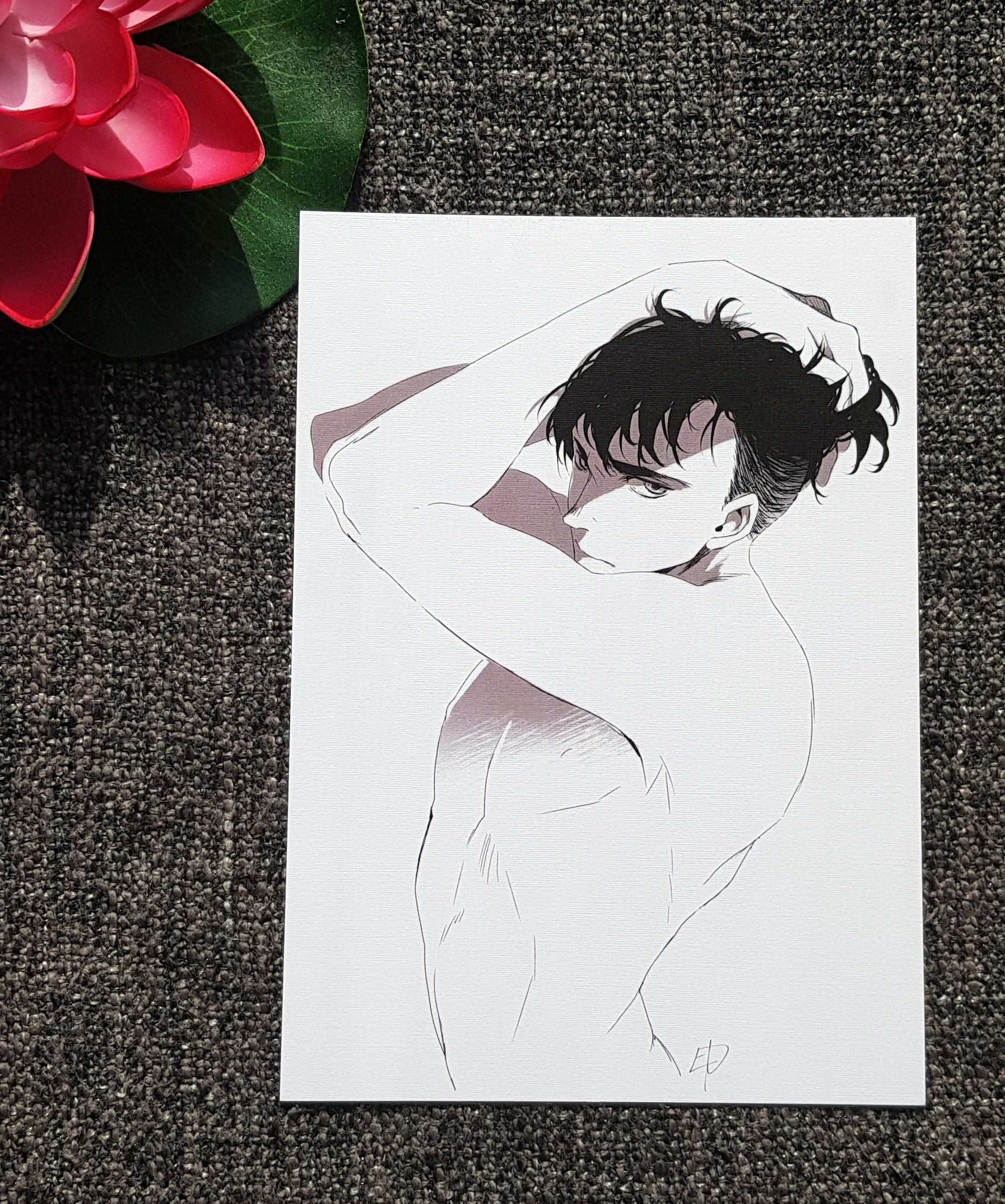 PRINT Aki Undercut - EDIllustration