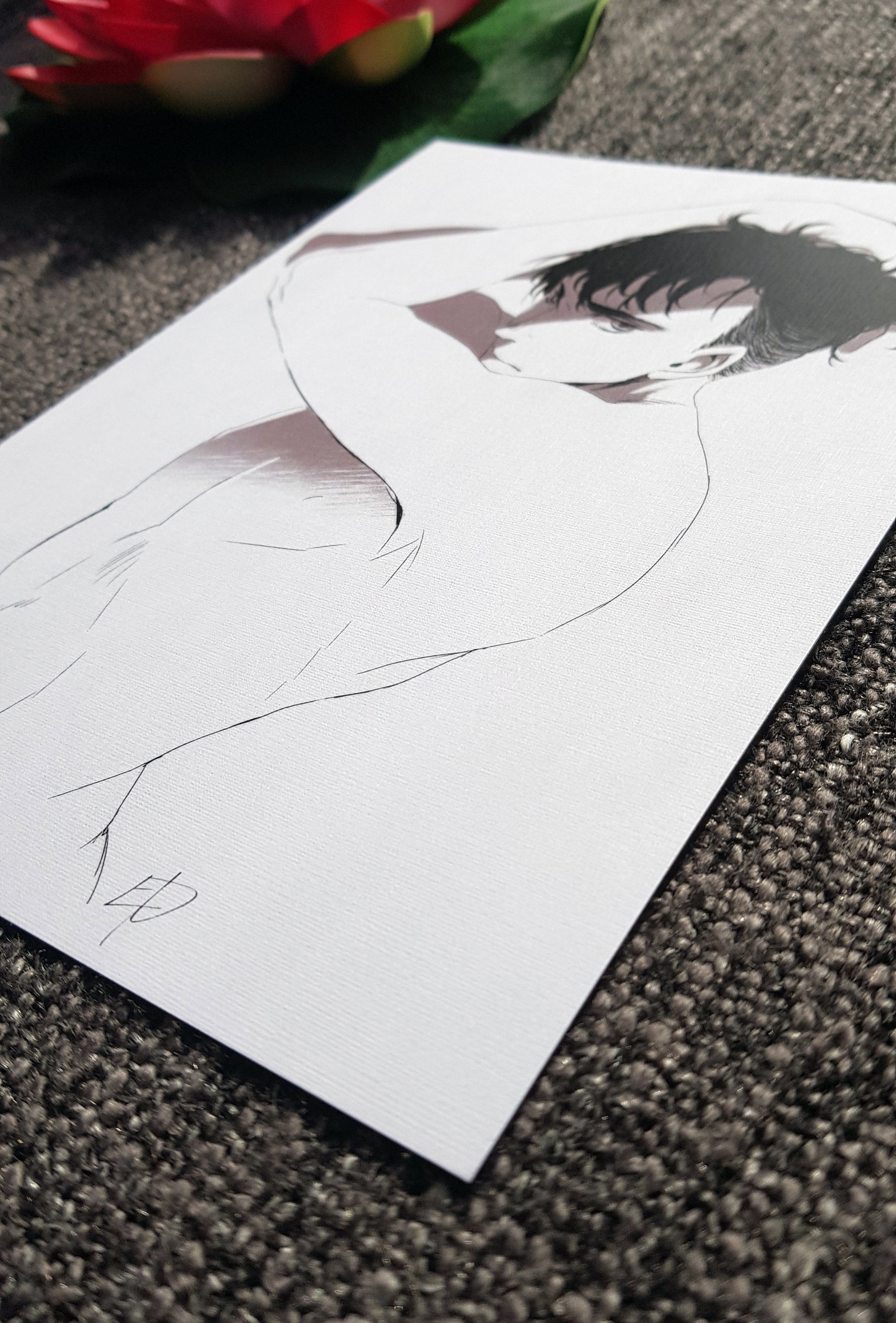 PRINT Aki Undercut - EDIllustration