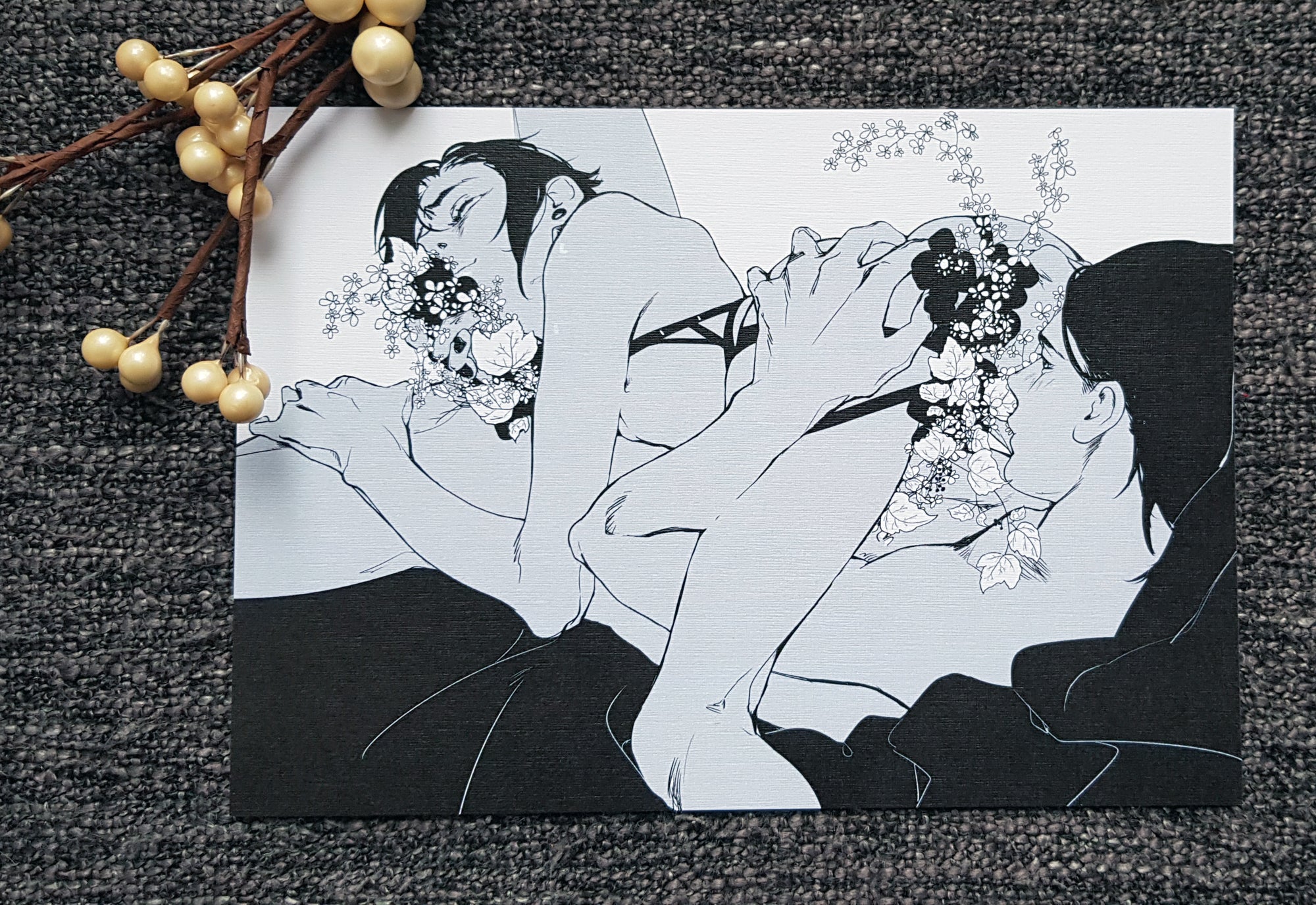 PRINT KINK20 - 69 (flower edition) - EDIllustration