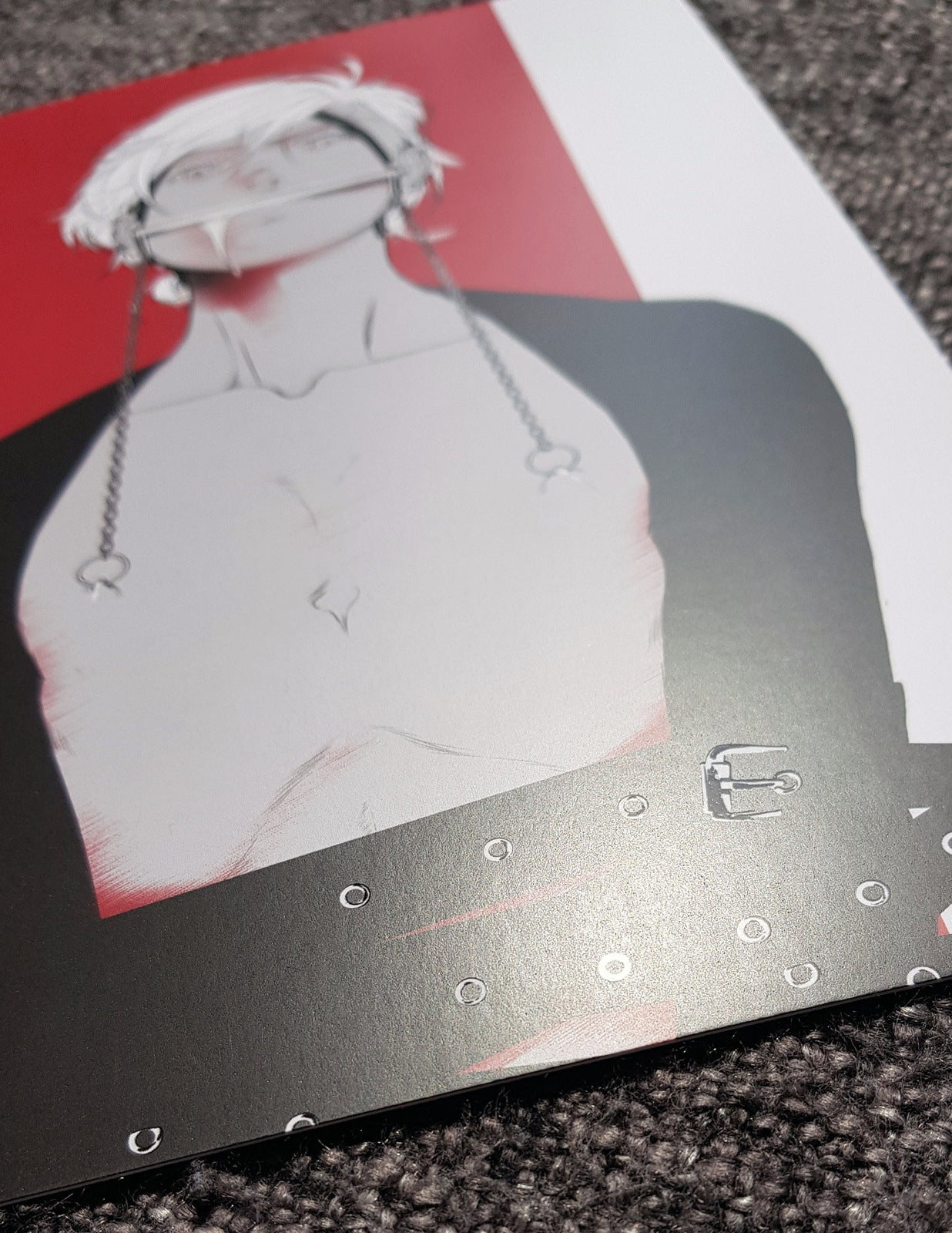 PRINT KINK21 - Nipple torture (partial varnish) - EDIllustration