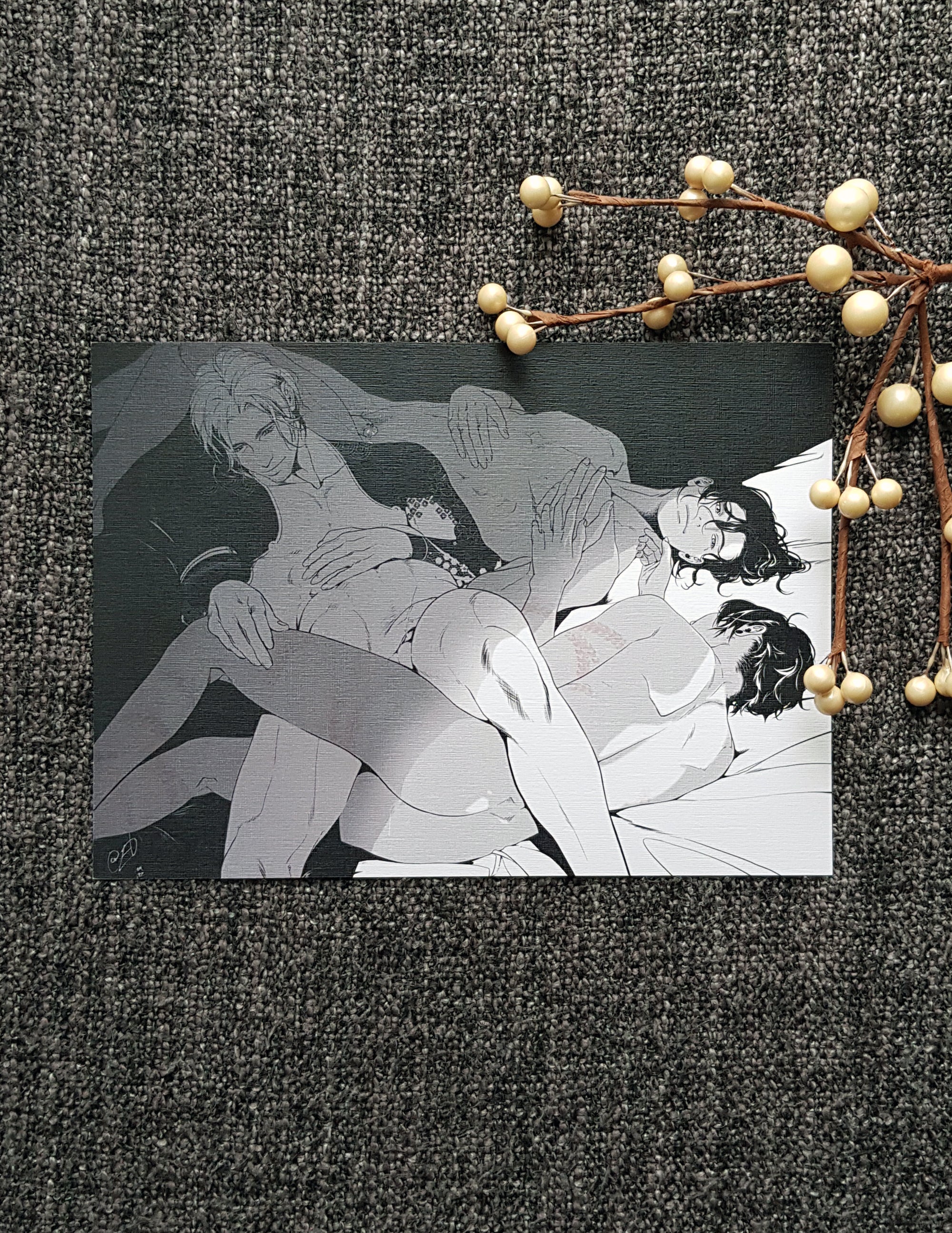 PRINT aftercare threesome [NSFW] - EDIllustration