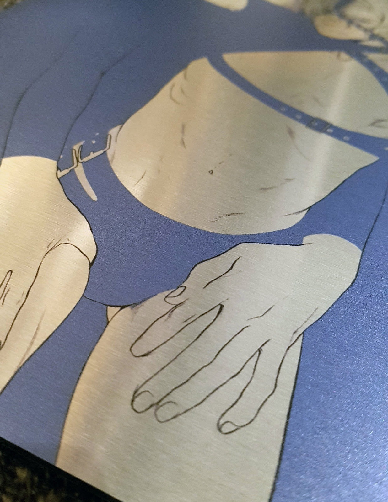 ALUMINIUM COMPOSITE PANEL Sunao and Aki Kink #4 - EDIllustration