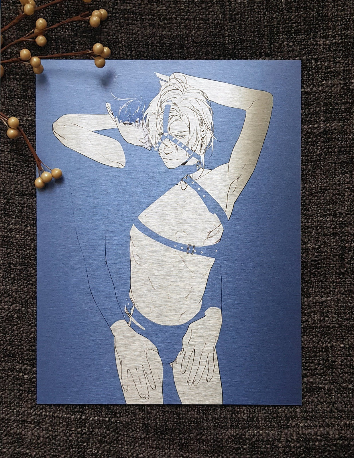 ALUMINIUM COMPOSITE PANEL Sunao and Aki Kink #4 - EDIllustration