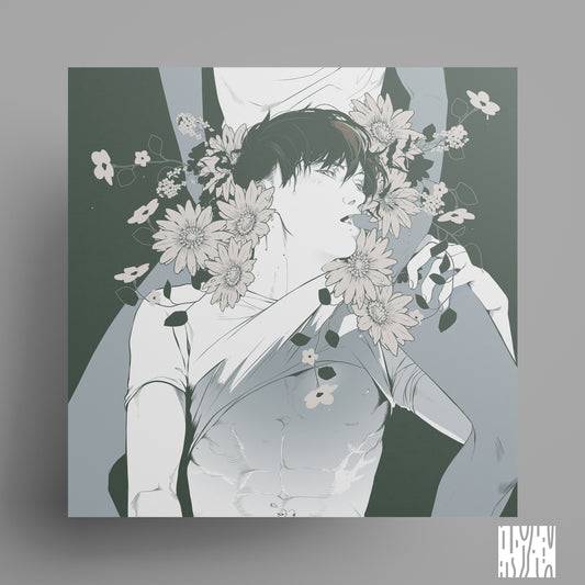 PRINT underboob Aki - Floweredition - EDIllustration