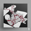 PRINT KINK21 - Shibari (partial relief varnish) - EDIllustration