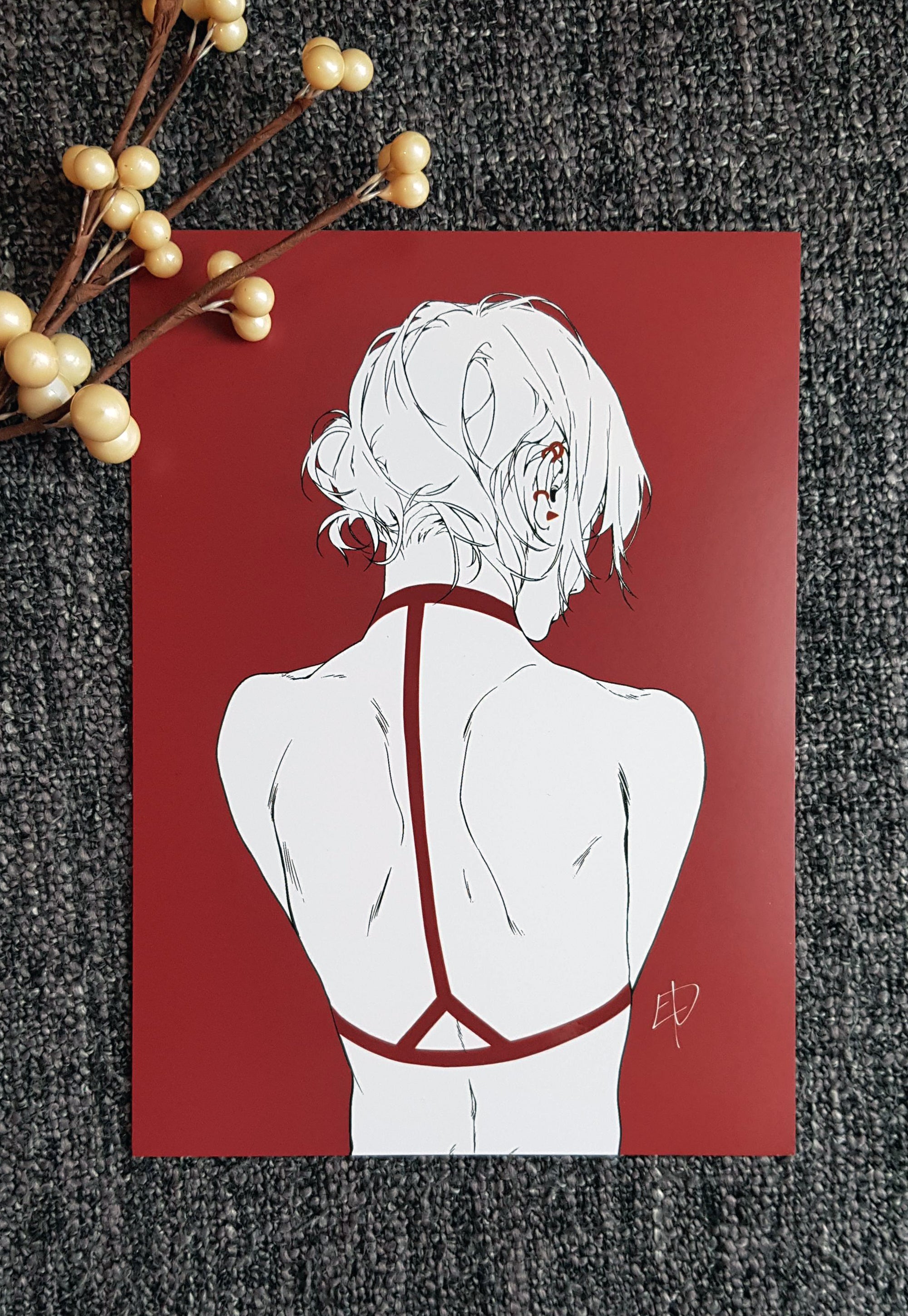 PRINT unprotected (partial varnish) - EDIllustration