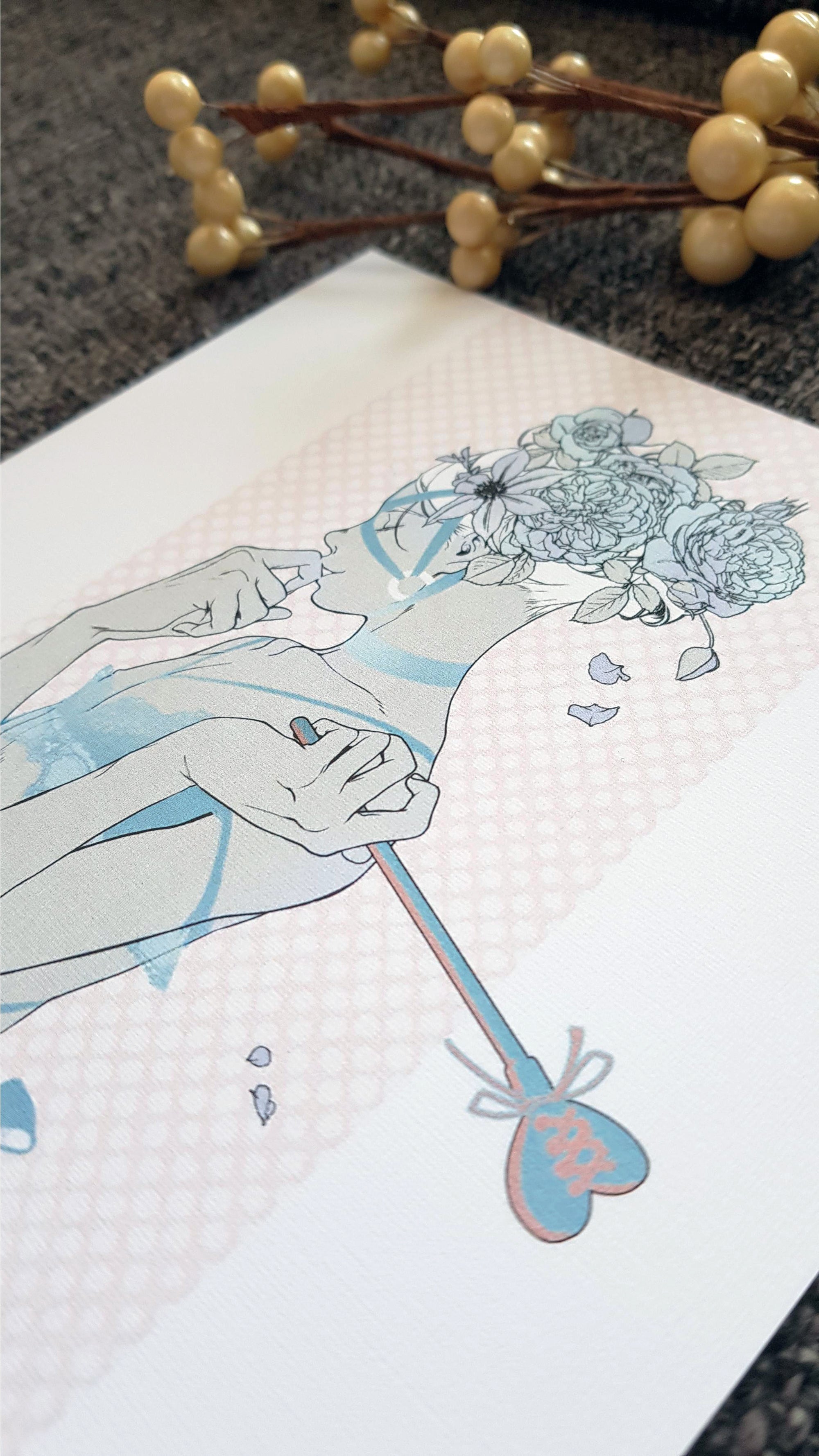 PRINT pastel baby Sunao - EDIllustration